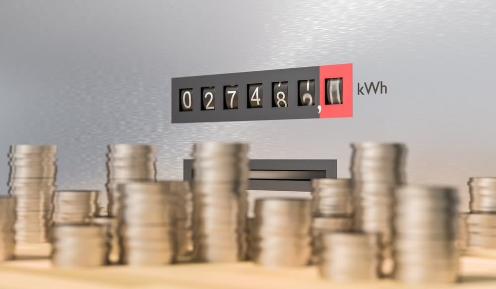 Montant de la facture d'électricité professionnelle